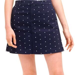 Tommy Hilfiger NWT SZ 18 Navy Blue White Stars Hollywood Mini Skirt,pockets